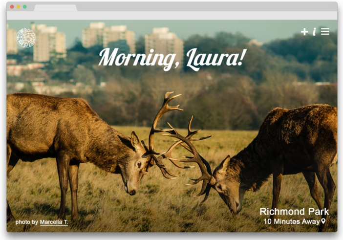 Idea: Nature on Tab.&nbsp;See a local photo of nature in your browser every time you open a new tab.&nbsp;