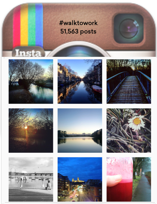 Inspiration:&nbsp;Most #walktowork posts had some mention of nature, many were around noticing small details.