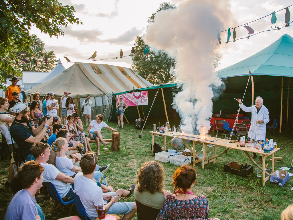 Inspiration: Guerilla Science creates events and installations for festivals, museums, galleries, and other clients, connecting people with science in new ways, and producing live experiences that entertain, inspire, challenge and amaze.